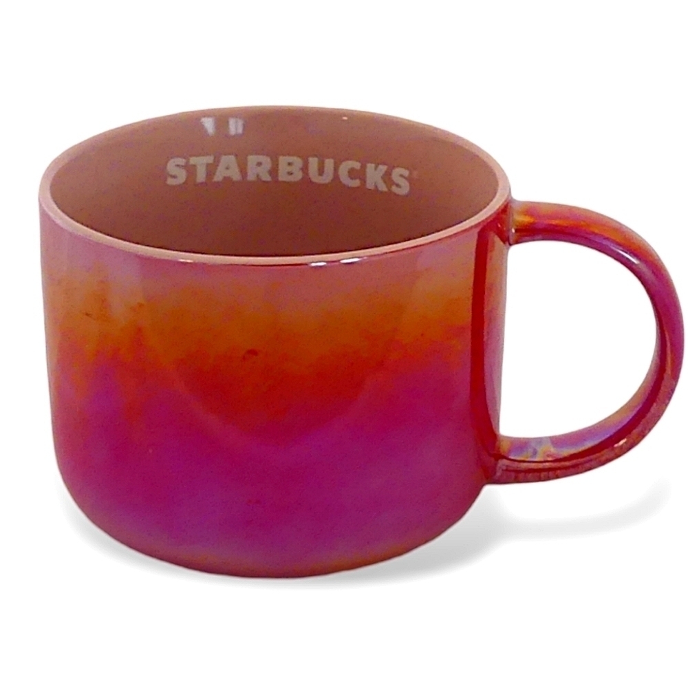 2022 Starbucks Pink / Red Iridescent Coffee Mug